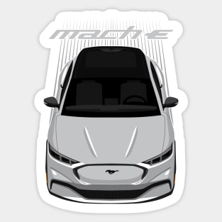 Ford Mustang Mach E SUV - Silver Sticker